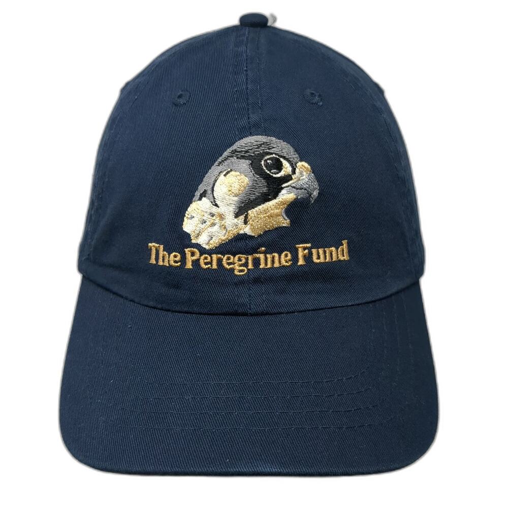Port & Company Blue Baseball Cap One Size Peregrine Fund Falcon Strapback hat